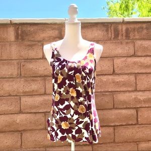 Tommy Bahama Flower Print Sleeveless Top